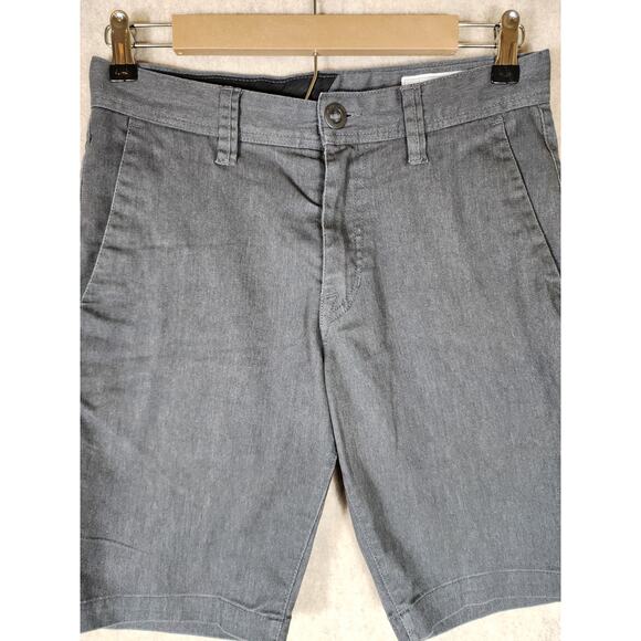 VOLCOM Gray OG Chino Casual Skater Shorts SZ 28 - Picture 3 of 8